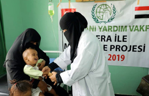 İHH İnsani Yardım Vakfı'ndan Yemen’de kolera ile mücadele