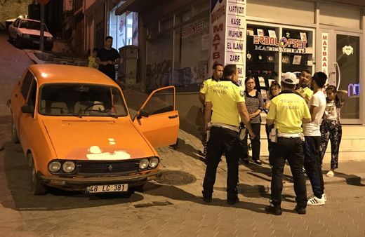 Denizli'de drift yapan sürücüye 7 bin lira para cezası 