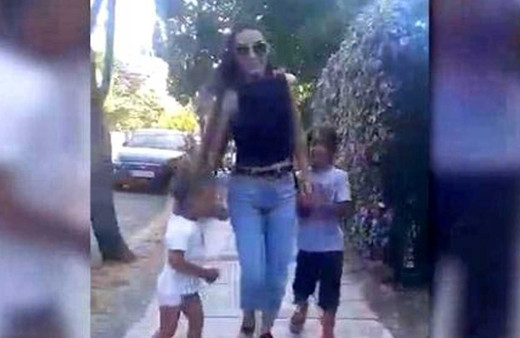 Yağmur Sarnıç, Emre Aşık'ın icra yoluyla aldığı çocuklarına kavuştu