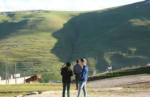 Ardahan Karadağlar'ın eteklerinde Atatürk silüeti belirdi! Herkes bir anda telefonlarına sarıldı