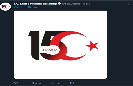 Milli Savunma Bakanlığı'nın Twitter'daki profil resmi değiştirildi