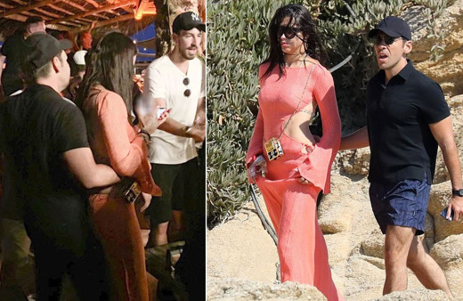 Adriana Lima'yla Emir Uyar partide sarmaş dolaş eğlendi