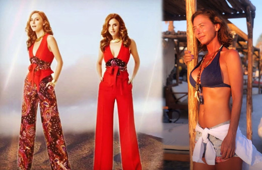 Sette silikonları patlayınca sinir krizi geçiren Ece Uslu'nun bikinili pozları olay!