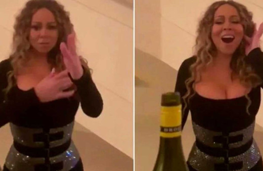 Çılgın akıma dünyaca ünlü şarkıcı Mariah Carey çığlığı ile katıldı