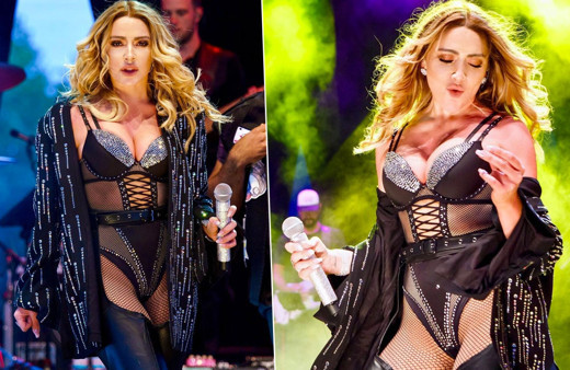 Hadise'nin iç çamaşırını andıran kıyafeti Adriana Lima'nınkiyle aynı çıktı