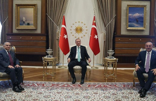 Cumhurbaşkanı Erdoğan Irak heyetini kabul etti