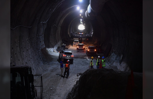 Denizli Honaz Tüneli'nde sona doğru