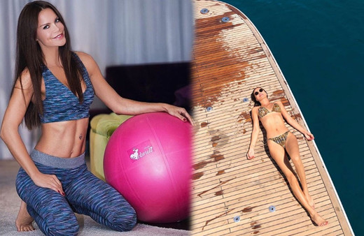 Bikinili fotoğraflarını paylaşan Ebru Şallı sosyal medyanın diline düştü! Photoshopu fazla kaçırdı