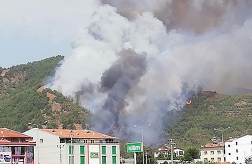 Dalaman ve Milas'tan sonra Fethiye'de yangın başladı!