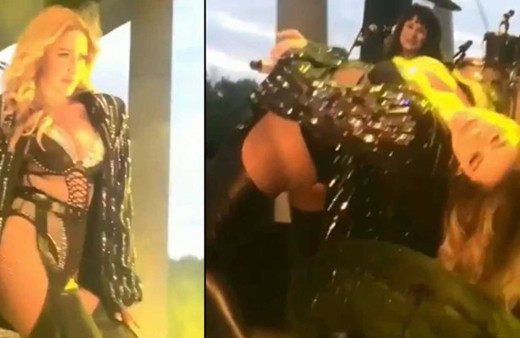 Hadise'den dikkat çeken dans