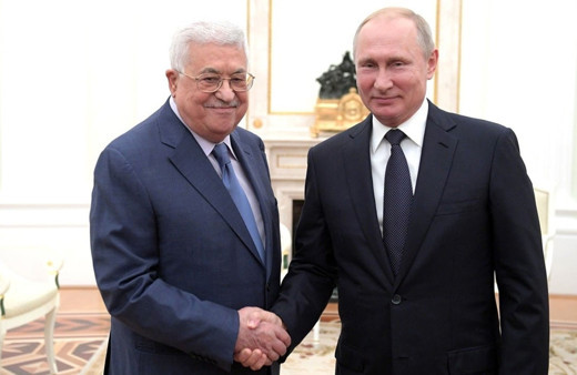 Kremlin'den açıklama! Putin ve Abbas Filistin meselesini görüştü