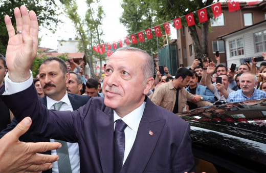 Cumhurbaşkanı Erdoğan'a yoğun ilgi