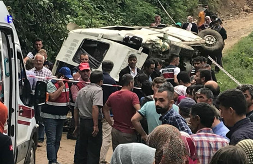 Giresun'daki kazada 6 kişi ölmüştü!  Şoför tutuklandı