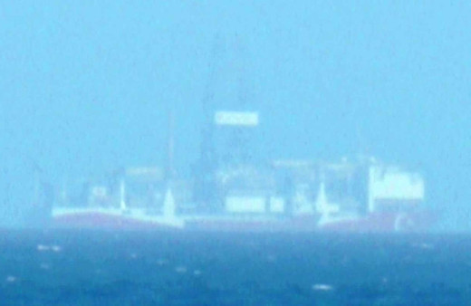 Kıbrıs açıklarındaki Yavuz sondaj gemisinden ilk görüntüler