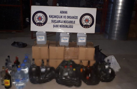 Adana'da sahte içkiye yönelik operasyonlar devam ediyor!