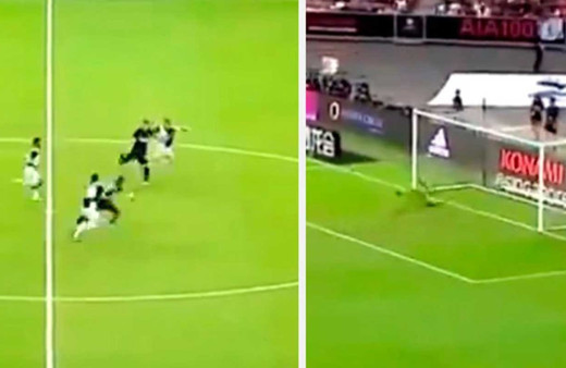 Harry Kane orta sahadan kaleciyi böyle avladı