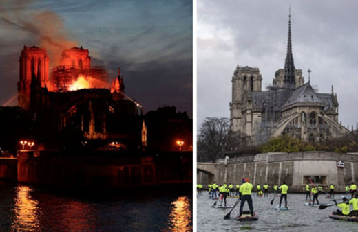 Notre Dame Katedrali alevlere teslim olmuştu! Yeniden inşasına başlandı