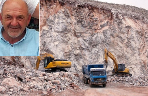 Körfez'de taş ocağı işçisi ölü bulundu