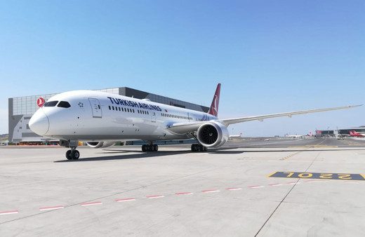 Türk Hava Yolları'nın yeni nesil 'rüya uçakları'nın üçüncüsü İstanbul'a geldi