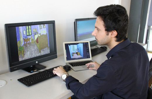 Mühendislik öğrencisi sanatseverler için program geliştirdi ünlü tabloların içerisinde gezilebilecek