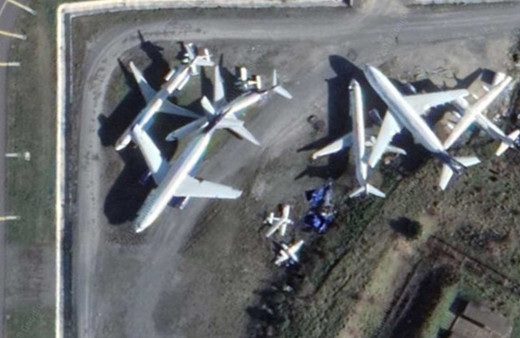 Atatürk Havalimanı apronundaki hurda uçakları