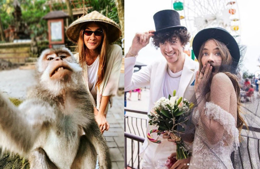 Caner Erdeniz ile evlenen Müge Boz'un telefonunu balayında maymun çaldı! Bakın nasıl geri aldı