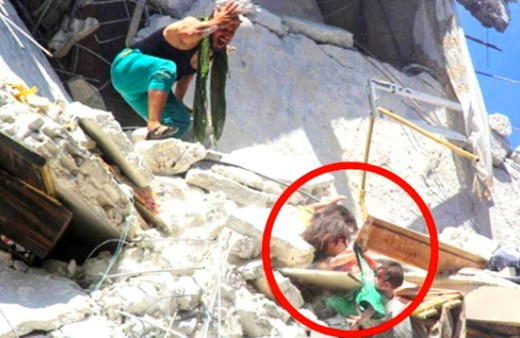 Bombardımanda minik kardeşini kurtarmıştı ama kendisi hayatını kaybetti!