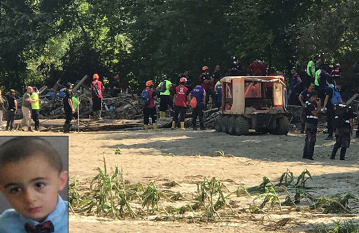 Düzce'deki sel felaketinde kaybolan Kağan'ın da cesedi bulundu