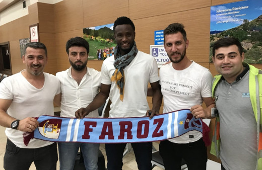 Obi Mikel, Trabzon’a geldi