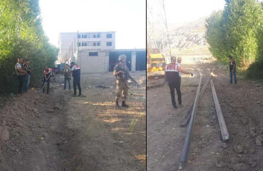 Van'da tren raylarını çalıp bahçeye gömen şahıs pes dedirtti!