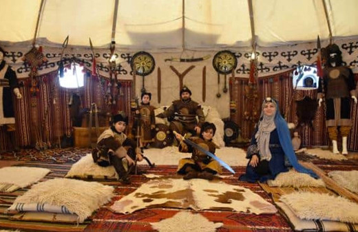 Diriliş Ertuğrul’dan etkilendi Otağ şeklinde lokanta açtı görenler şaştı kaldı