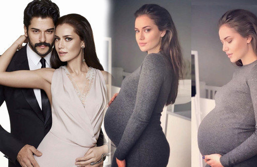 Fahriye Evcen Burak Özçivit Karan bebeğe okul bakıyor! Daha sadece 4 aylık