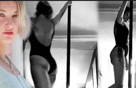 Güliz Ayla'nın direk dansı sosyal medyayı salladı!