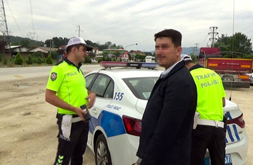 Radara giren sürücünün polise söylediği sözler şaşkına çevirdi