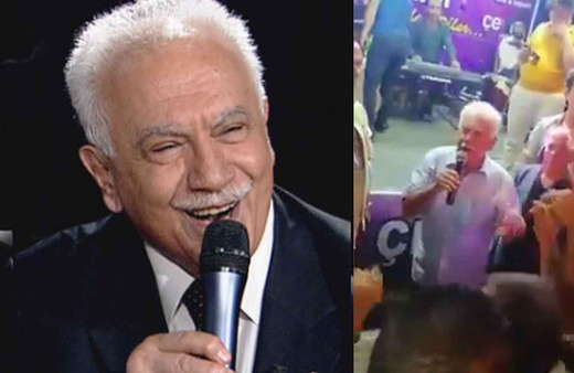 Doğu Perinçek Adıyaman'da Kürtçe türkü söyledi