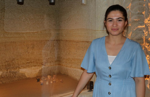 Türkiye'nin tek yeraltı müzesinde 7 bin yıllık heykelciklere yoğun ilgi