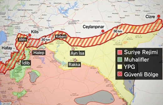 Türkiye'nin Suriye'nin kuzeyinde '32 kilometre' ısrarının sebebi PYD tehdidi tamamen kalkıyor