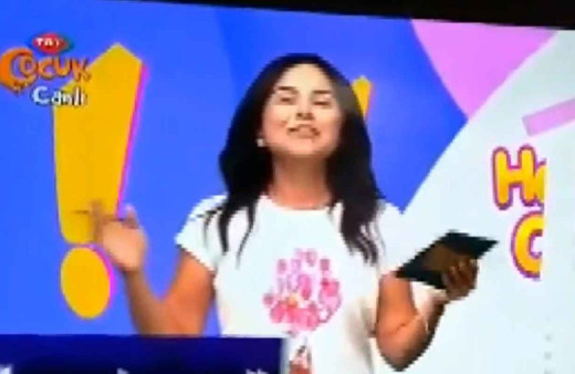 TRT Çocuk'ta çocuk Kaz Dağları dedi sunucunun eli ayağına dolaştı!