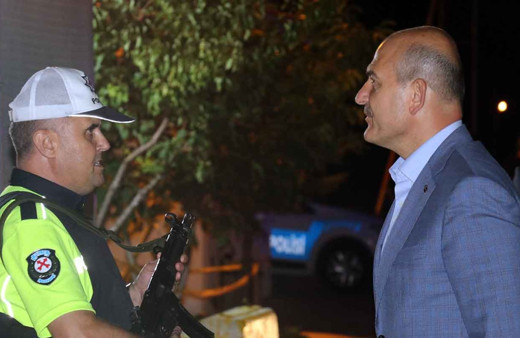 Süleyman Soylu Amasya’da trafik denetimlerine katıldı