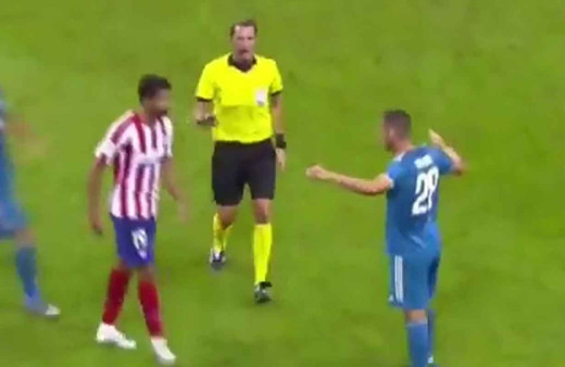 Merih Demiral ile Diego Costa gerginliği