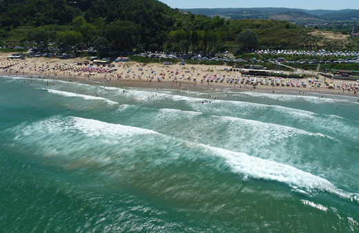 İstanbul'da tatilini geçiren vatandaş Şile'ye akın etti