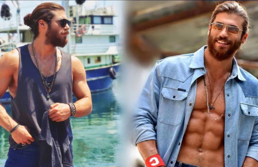 Demet Özdemir ile tatil yaptıktan sonra İtalya'da Can Yaman öpücüklere boğuldu