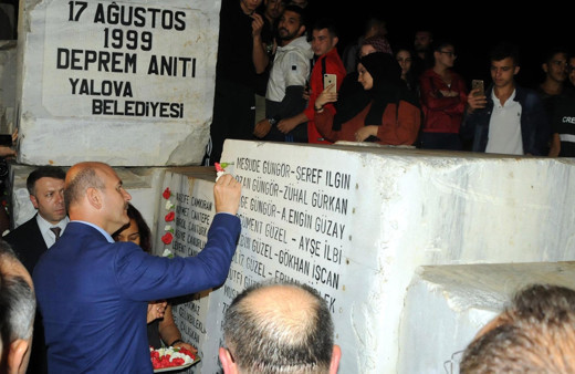 Süleyman Soylu 17 Ağustos Marmara Depremi'nin 20. yılında konuştu