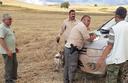 Keklik ve bıldırcın avlayanlara 3 bin 593 lira ceza