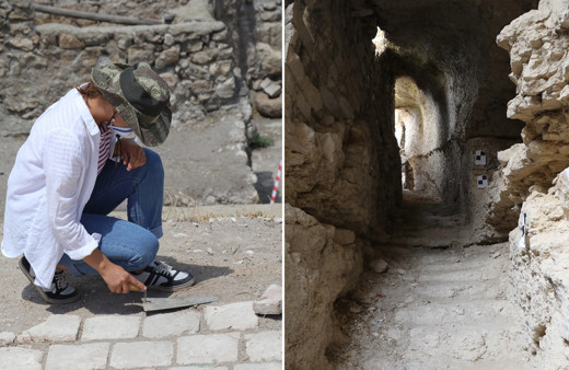 Kemah'ta Evliya Çelebi'nin bahsettiği yapı bulundu tarihi eserler şaşırttı