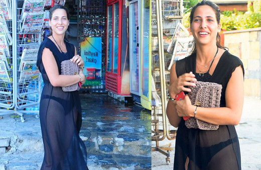 Zehra Çilingiroğlu bikini giyince göğüs ucu ortaya çıktı sosyal medya sallandı