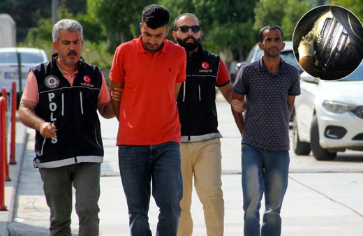 Adana'da torbacının torbasından adeta cephanelik çıktı