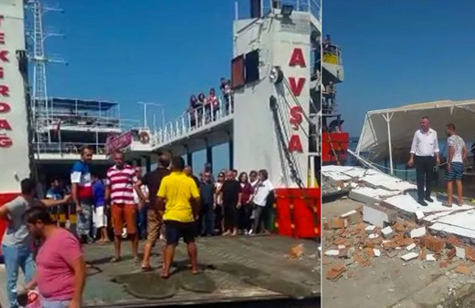 Sıcak dakikalar! Feribot iskeleye çarptı: 4'ü çocuk 7 yaralı