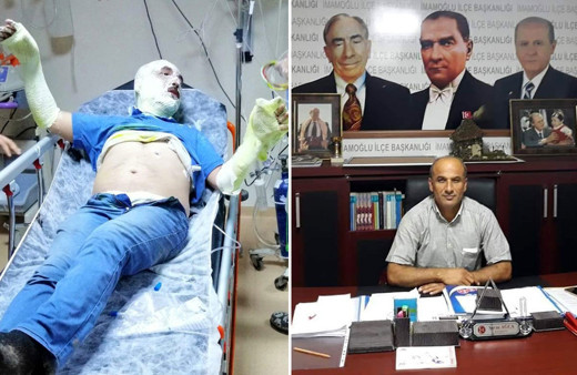 MHP İlçe Başkanı teknede çıkan yangında yaralandı