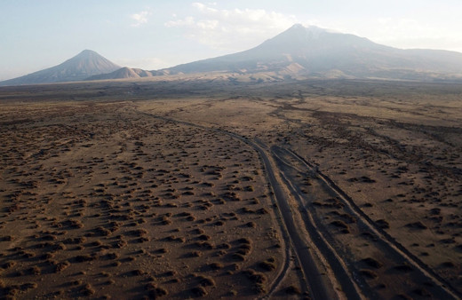 Türkiye'nin çatısı Ağrı Dağı turistleri ağırlamaya devam ediyor